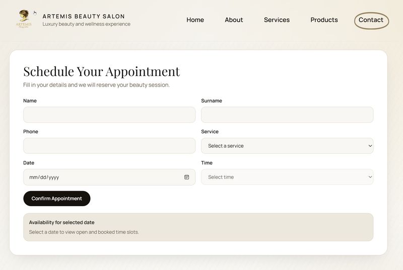 Online Appointment Booking